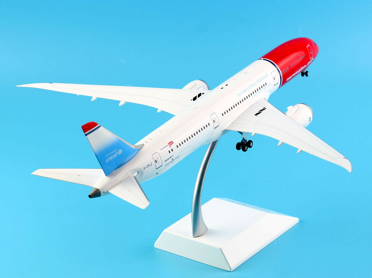JC WINGS B787-9 DREAMLINER NORWEGIAN AIR "UNICEF LIVERY" REG: G-CKLZ