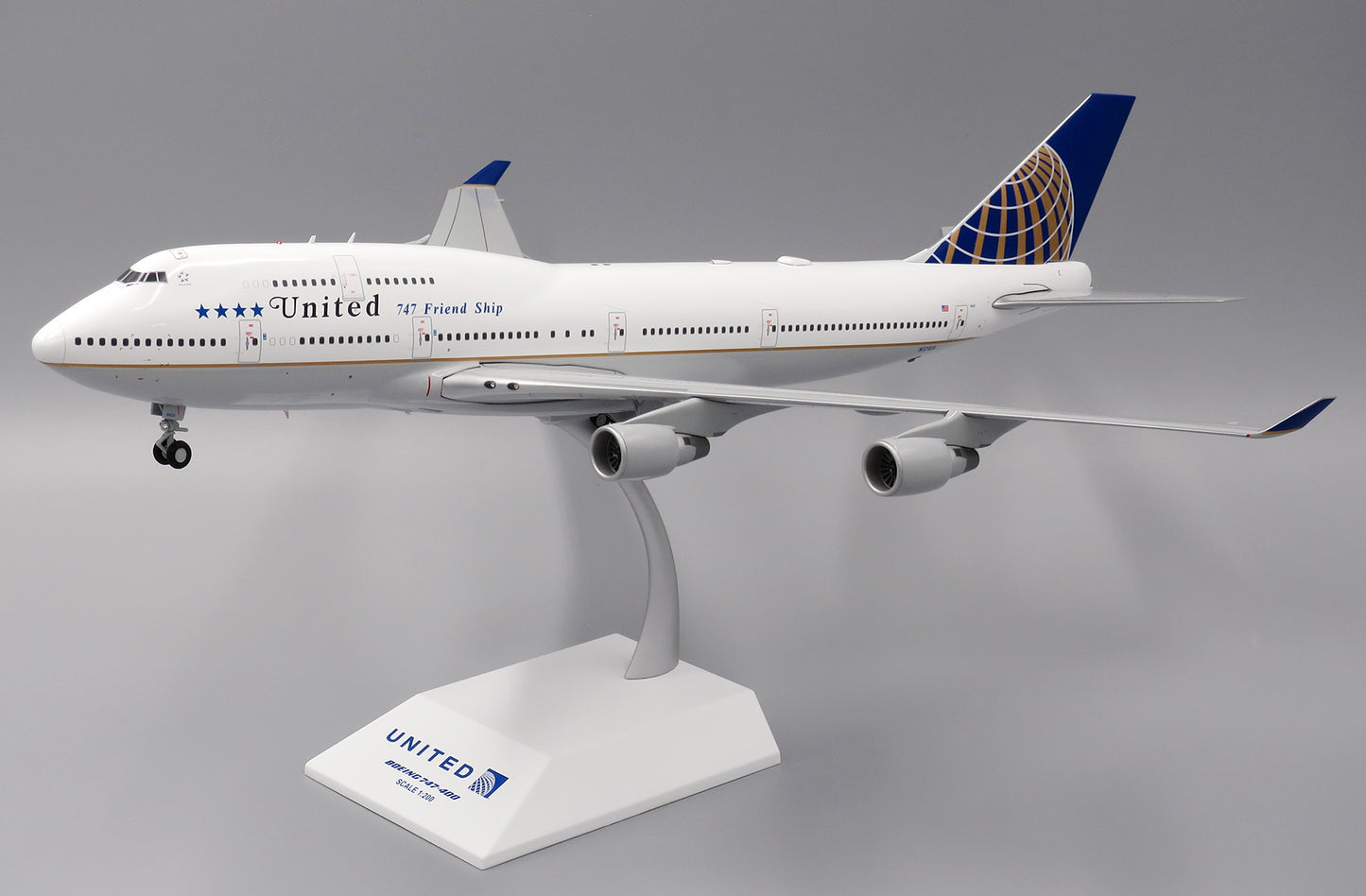 JC WINGS B747-400 UNITED "747 FRIENDSHIP" REG: N121UA