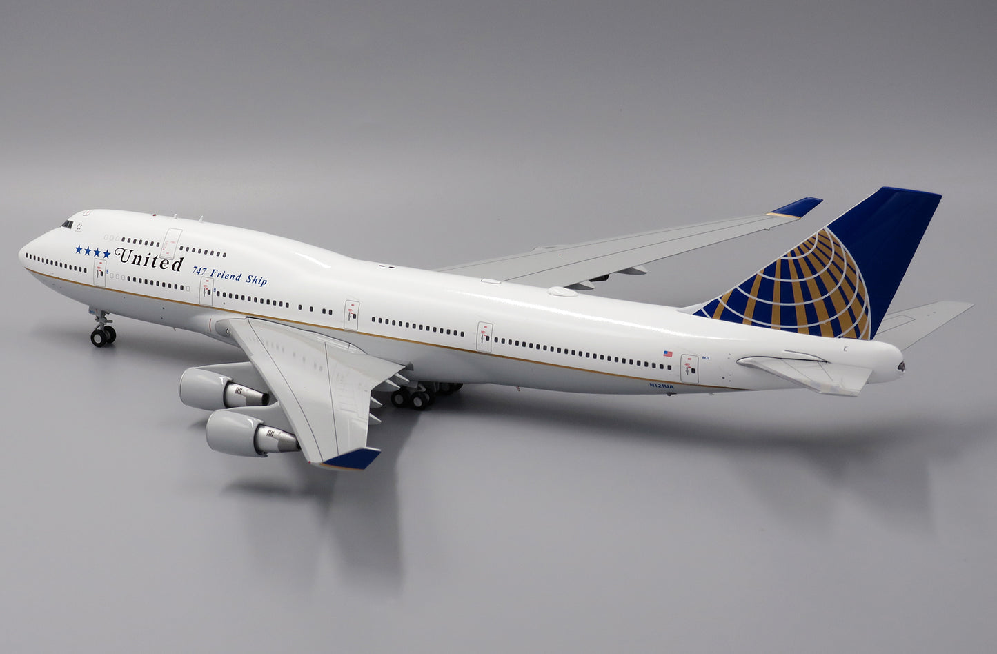 JC WINGS B747-400 UNITED "747 FRIENDSHIP" REG: N121UA