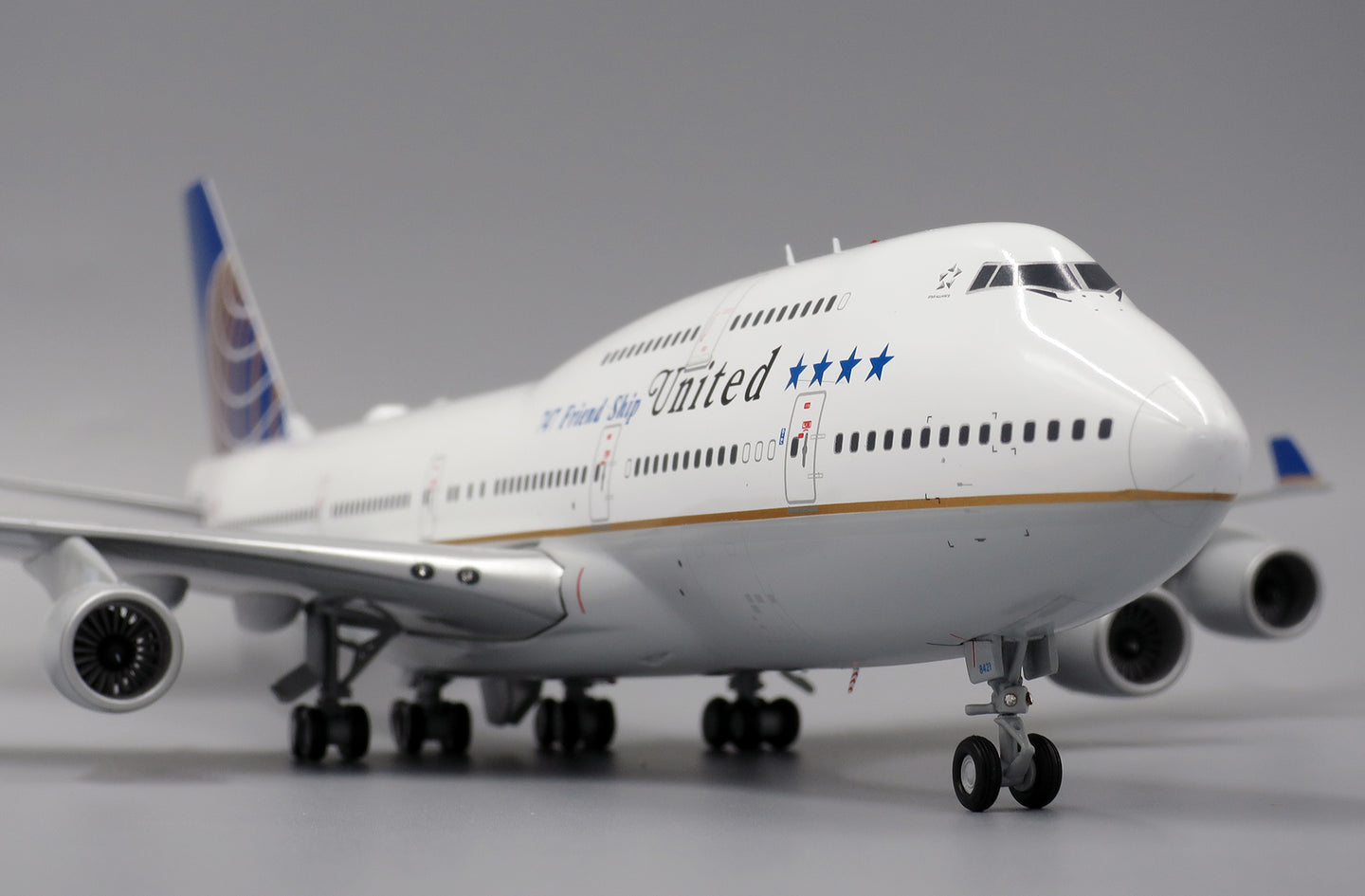 JC WINGS B747-400 UNITED "747 FRIENDSHIP" REG: N121UA