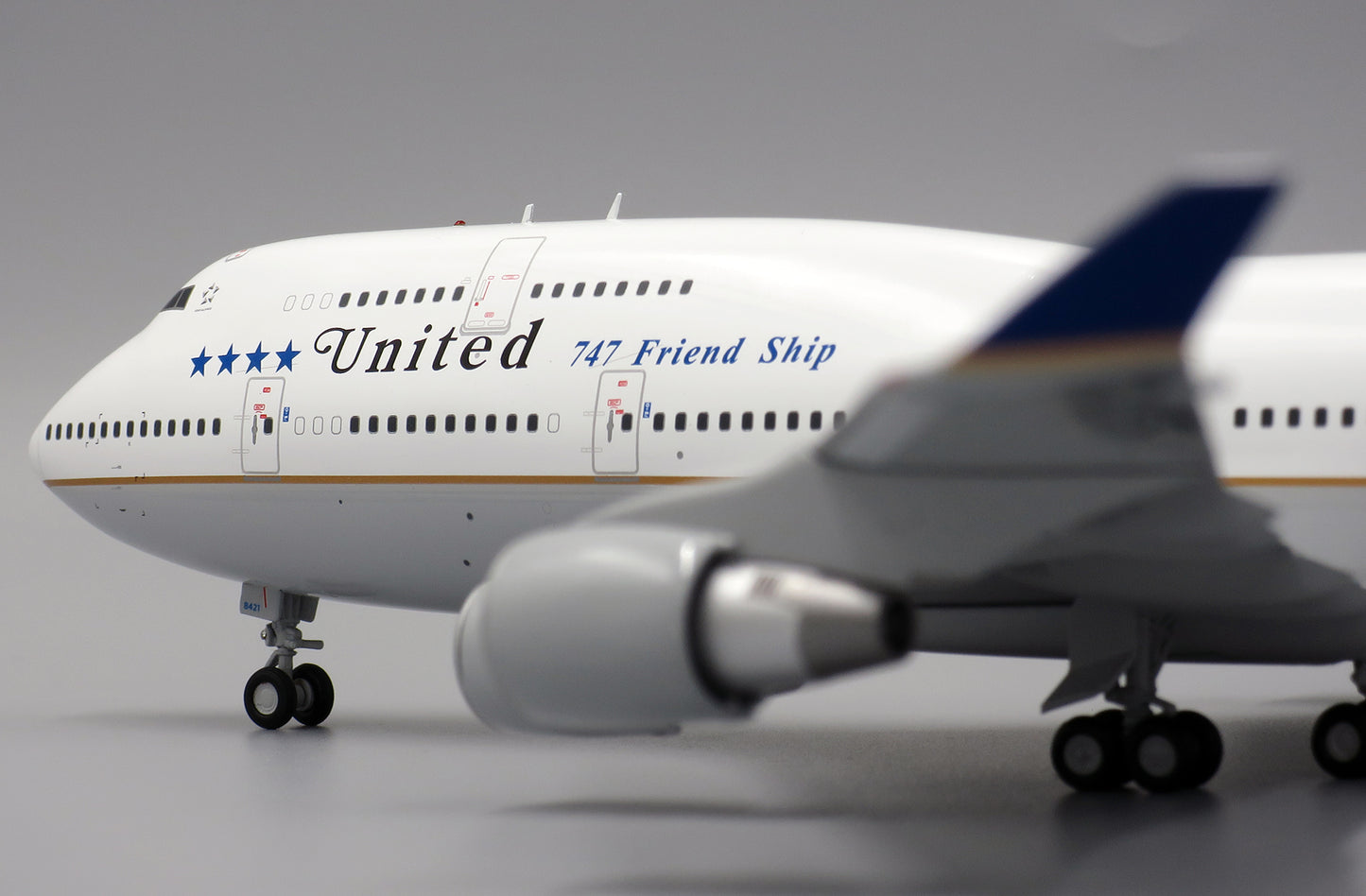JC WINGS B747-400 UNITED "747 FRIENDSHIP" REG: N121UA