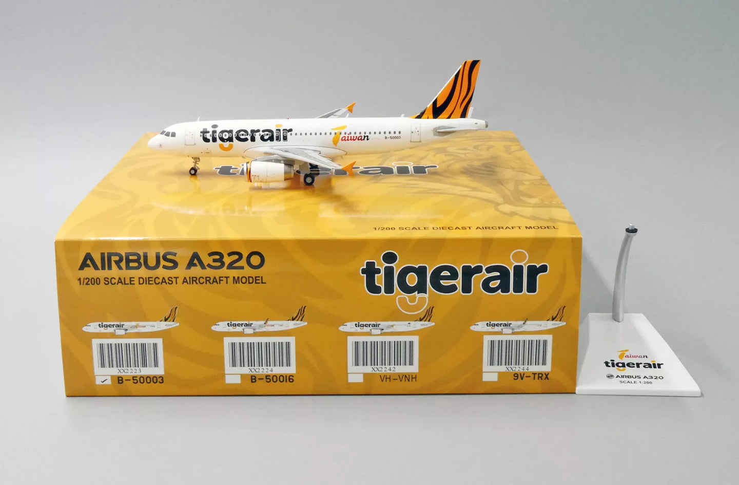 JCWINGS TIGERAIR TAIWAN A320 REG: B-50003