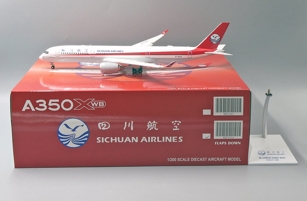 JC WINGS A350-900XWB SICHUAN AIRLINES (FLAPS DOWN) REG: B-304U