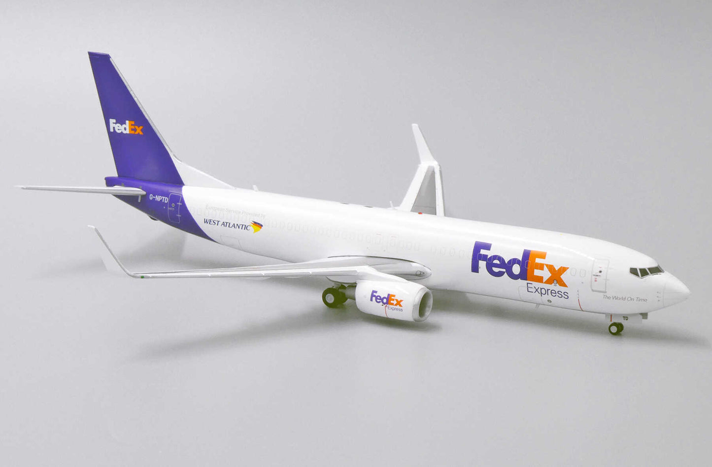 JC WINGS B737-800(SF) FEDEX EXPRESS "WEST ATLANTIC" REG: G-NPTD