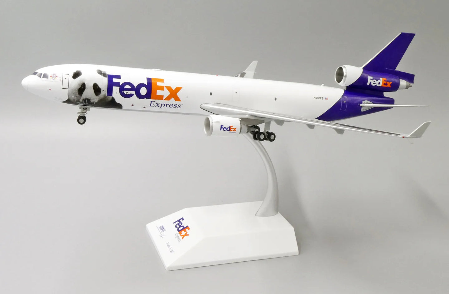 JC WINGS MD-11F FEDEX "THE FEDEX PANDA EXPRESS" REG: N583FE