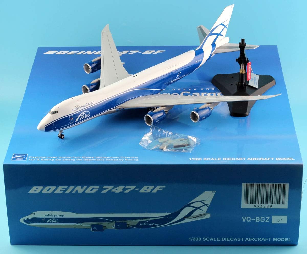 JCWINGS B747-8F AIR BRIDGE CARGO REG: VQ-BGZ