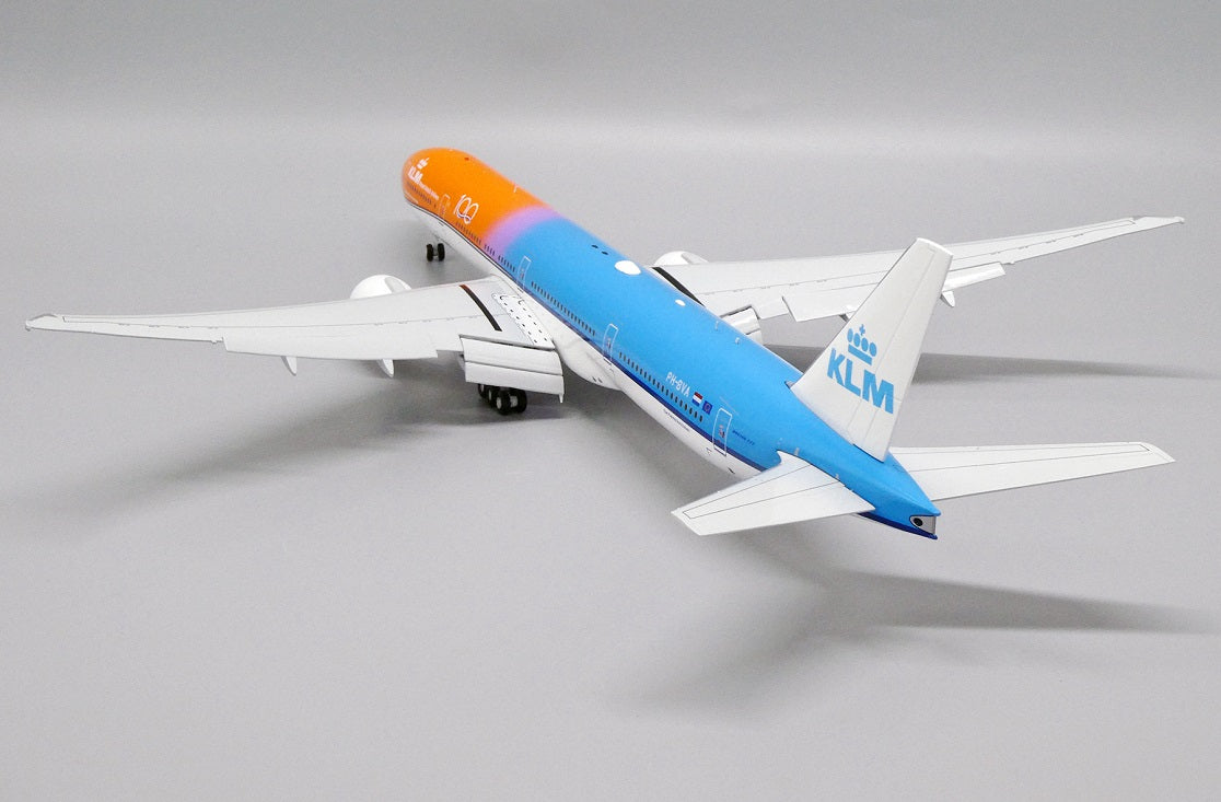JC WINGS B777-300ER ROYAL DUTCH AIRLINES (KLM) "ORANGE PRIDE 100 YEARS LOGO" (FLAPS DOWN) REG: PH-BVA