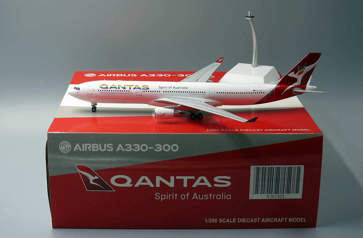 JC WINGS A330-300 QANTAS "RAINBOW ROO" REG: VH-QPJ