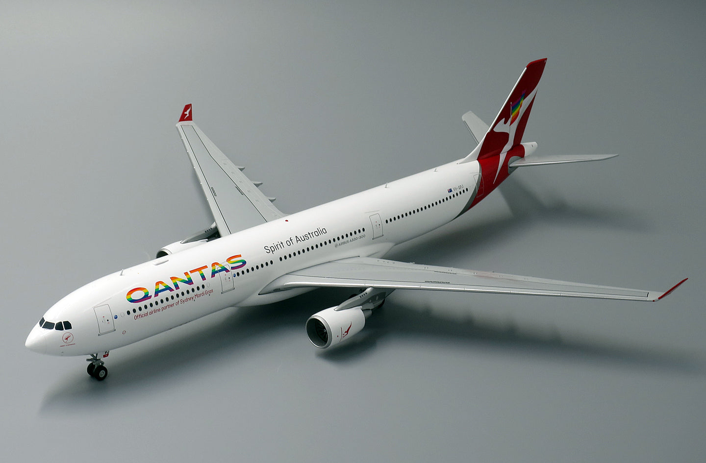 JC WINGS A330-300 QANTAS "RAINBOW ROO" REG: VH-QPJ
