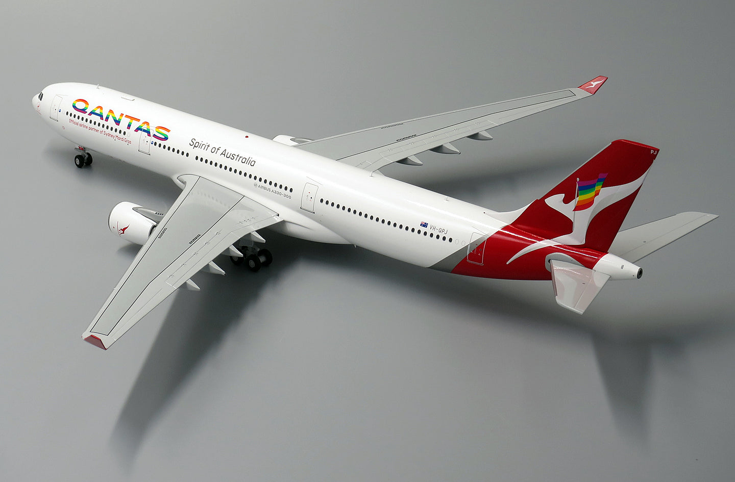 JC WINGS A330-300 QANTAS "RAINBOW ROO" REG: VH-QPJ