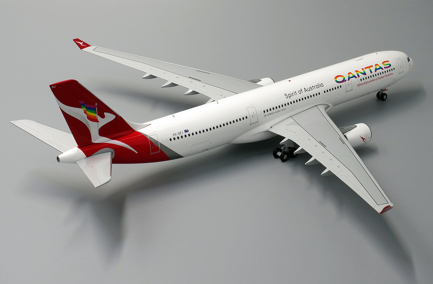 JC WINGS A330-300 QANTAS "RAINBOW ROO" REG: VH-QPJ