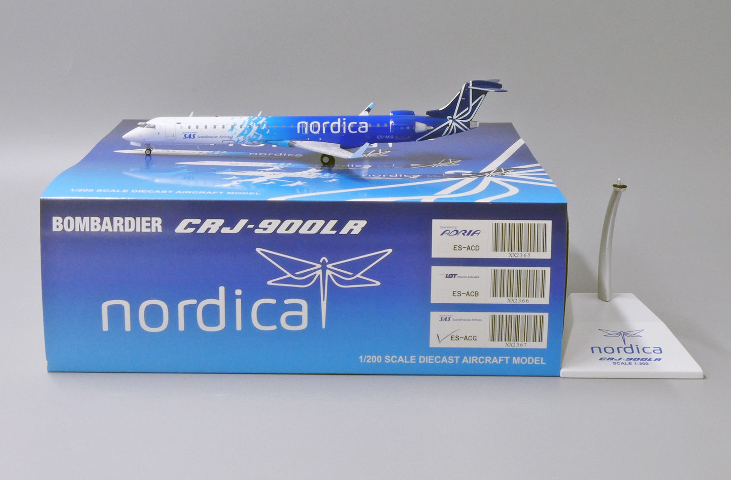 JC WINGS CRJ-900 SCANDINAVIAN AIRLINES (SAS) "NORDICA LIVERY" REG: ES-ACG