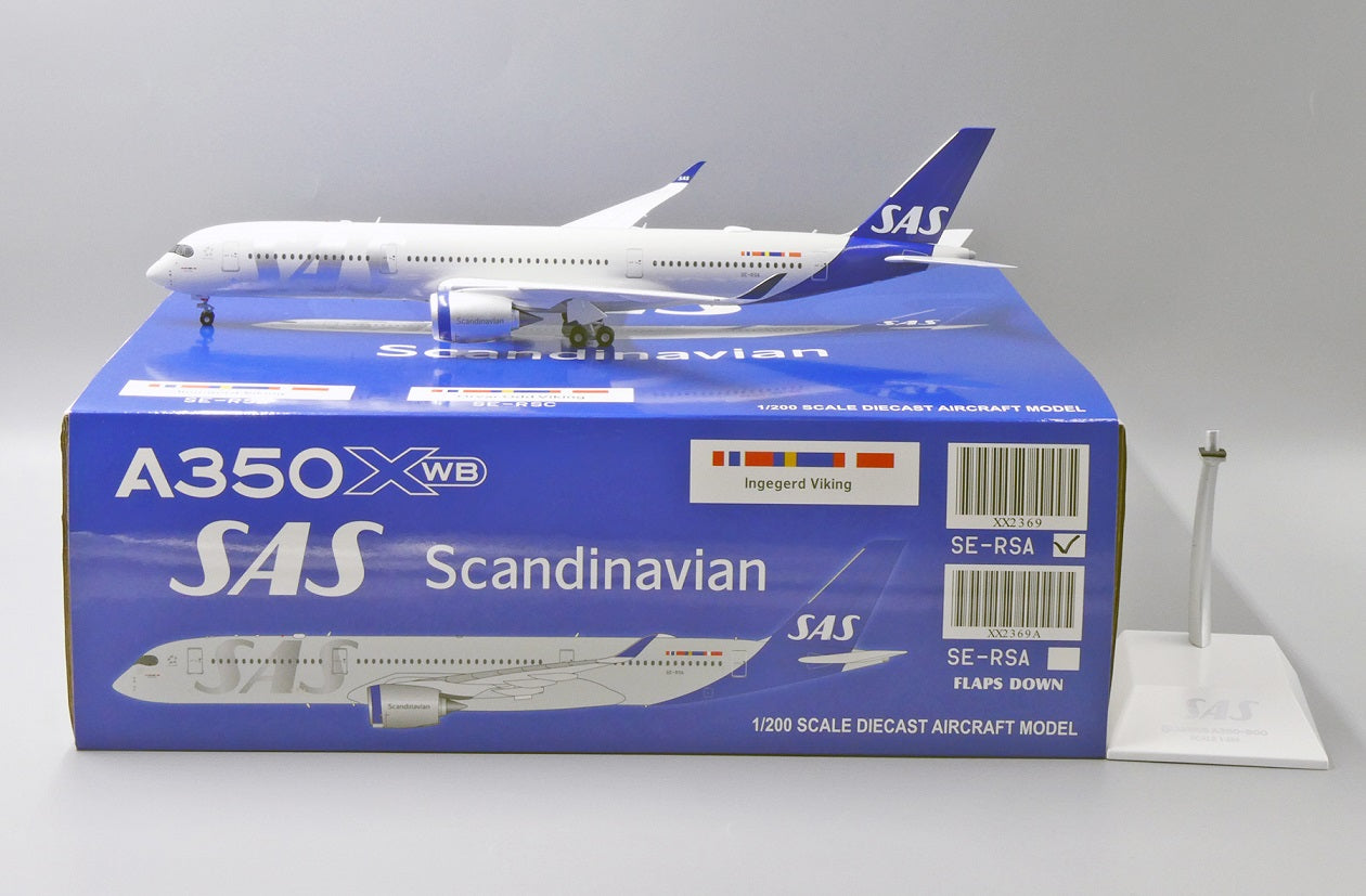 JC WINGS A350-900 SCANDINAVIAN AIRLINES (FLAPS DOWN) REG: SE-RSA