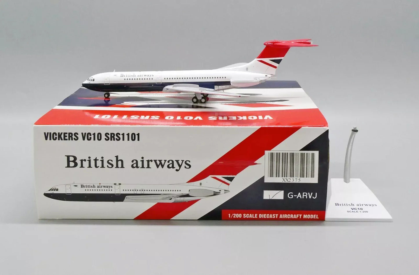 JC WINGS VC10 SRS1101 BRITISH AIRWAYS REG: G-ARVJ