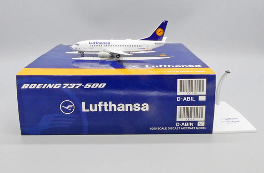 JC WINGS B737-500 LUFTHANSA "FOOTBALL NOSE" REG: D-ABIN