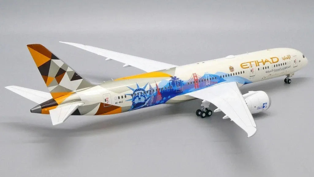 JC WINGS B787-9 ETIHAD AIRWAYS "CHOOSE THE USA" REG: A6-BLC