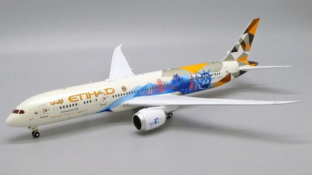 JC WINGS B787-9 ETIHAD AIRWAYS "CHOOSE THE USA" REG: A6-BLC