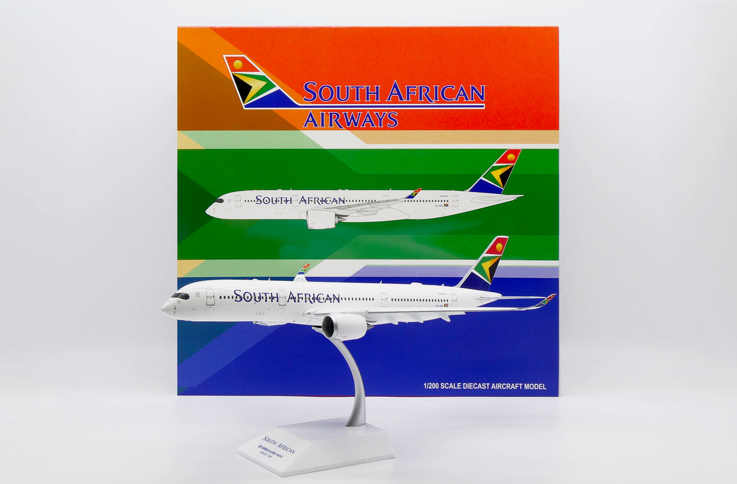 JC WINGS A350-900XWB SOUTH AFRICAN AIRWAYS (FLAPS DOWN) REG: ZS-SDF
