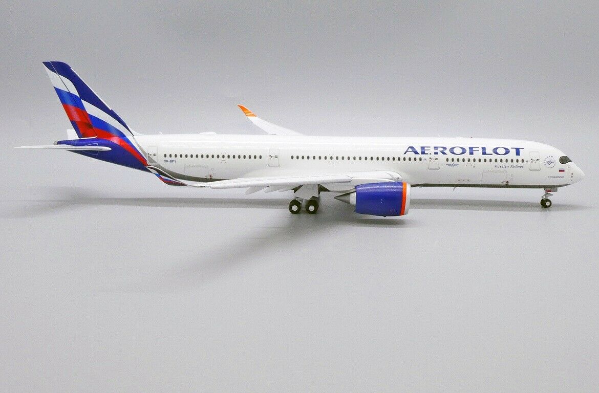 JC WINGS A350-900XWB AEROFLOT (FLAPS DOWN) REG: VQ-BFY