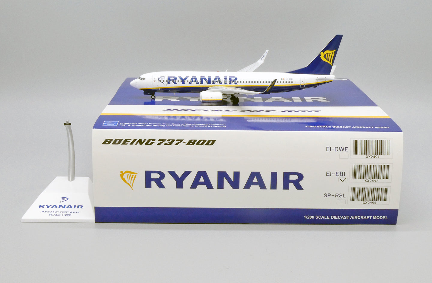 JC WINGS B737-800 RYANAIR REG: EI-EBI