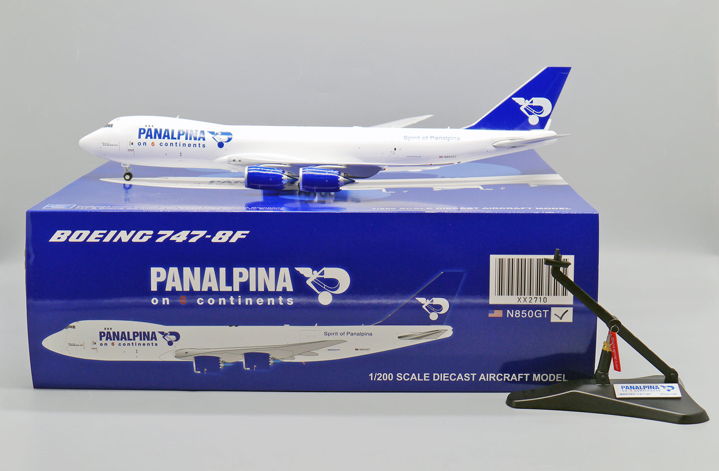 JC WINGS B747-8F PANALPINA REG: N850GT