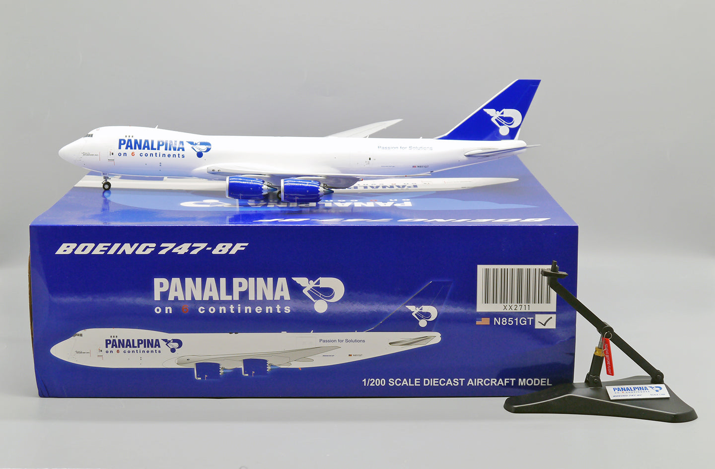 JC WINGS B747-8F PANALPINA REG: N851GT