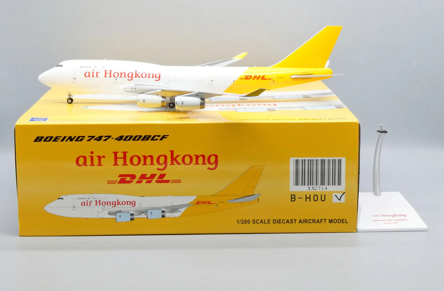 JCWINGS BOEING 747-400(BCF) AIR HONGKONG REG: B-HOU