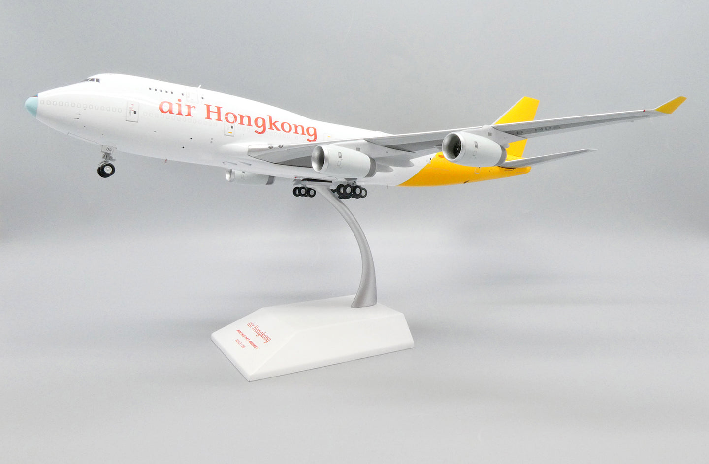 JC WINGS B747-400(BCF) AIR HONGKONG CX NOSE REG: B-HUS