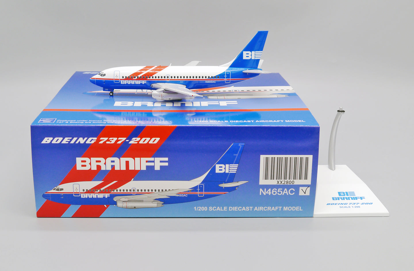 JC WINGS B737-200 BRANIFF INTERNATIONAL REG: N465AC
