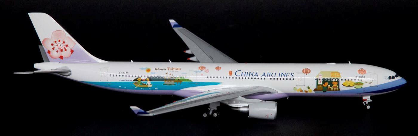 JC WINGS A330-300 CHINA AIRLINES "WELCOME TO TAIWAN" REG: B-18355