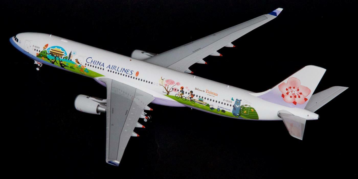 JC WINGS A330-300 CHINA AIRLINES "WELCOME TO TAIWAN" REG: B-18355