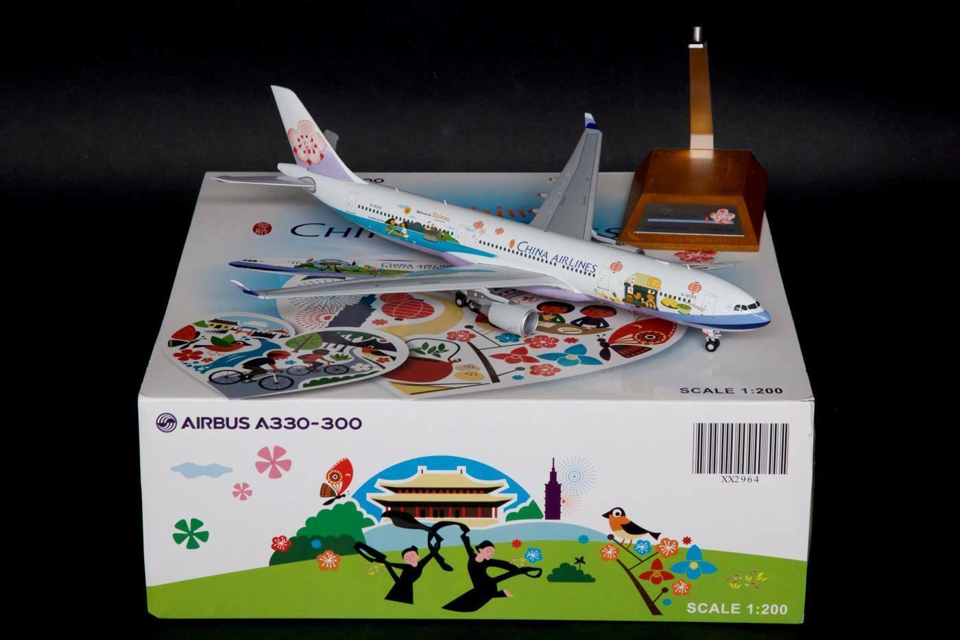 JC WINGS A330-300 CHINA AIRLINES "WELCOME TO TAIWAN" REG: B-18355