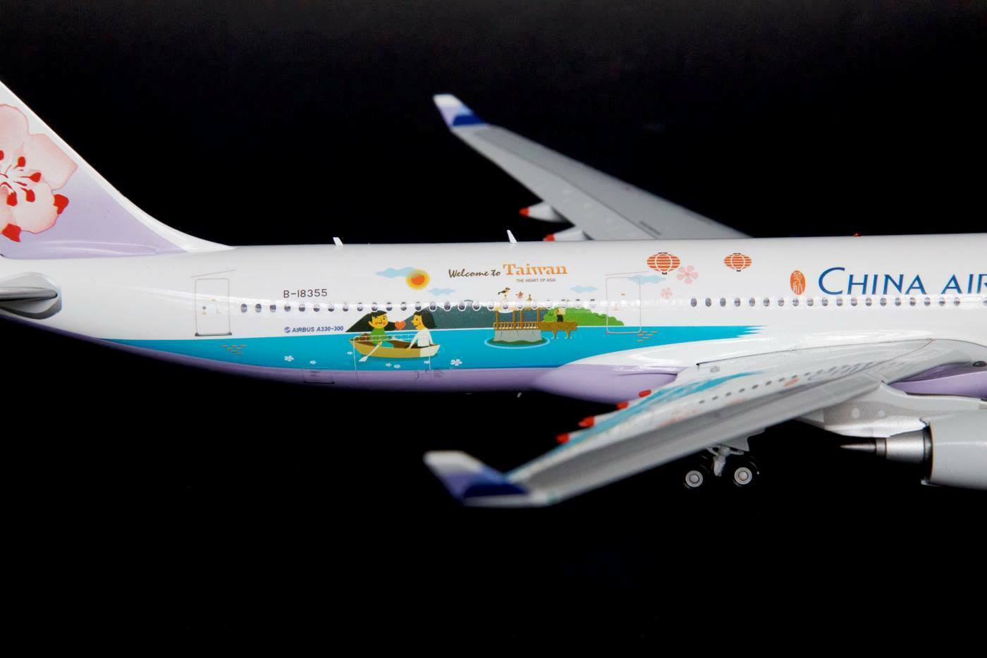 JC WINGS A330-300 CHINA AIRLINES "WELCOME TO TAIWAN" REG: B-18355