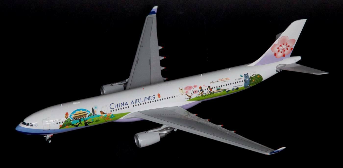 JC WINGS A330-300 CHINA AIRLINES "WELCOME TO TAIWAN" REG: B-18355