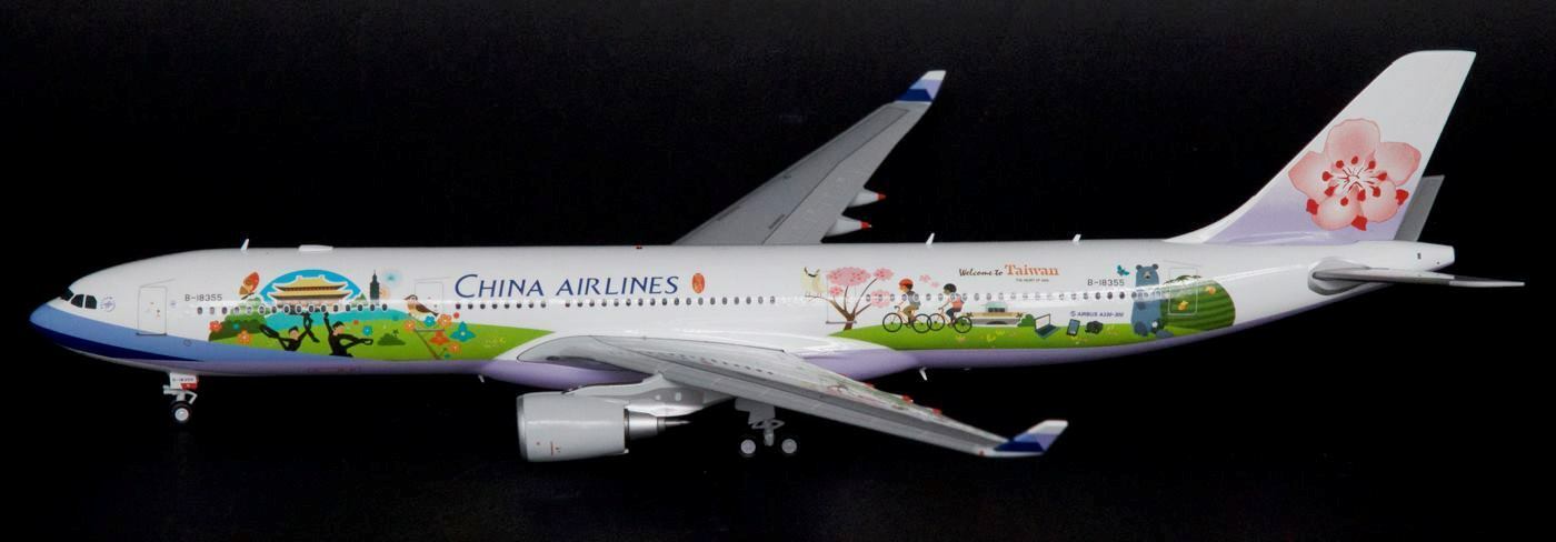 JC WINGS A330-300 CHINA AIRLINES "WELCOME TO TAIWAN" REG: B-18355