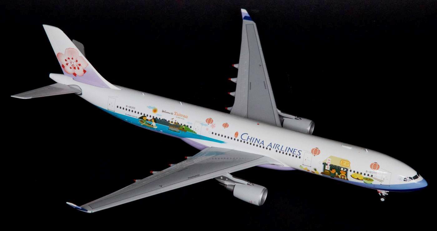 JC WINGS A330-300 CHINA AIRLINES "WELCOME TO TAIWAN" REG: B-18355