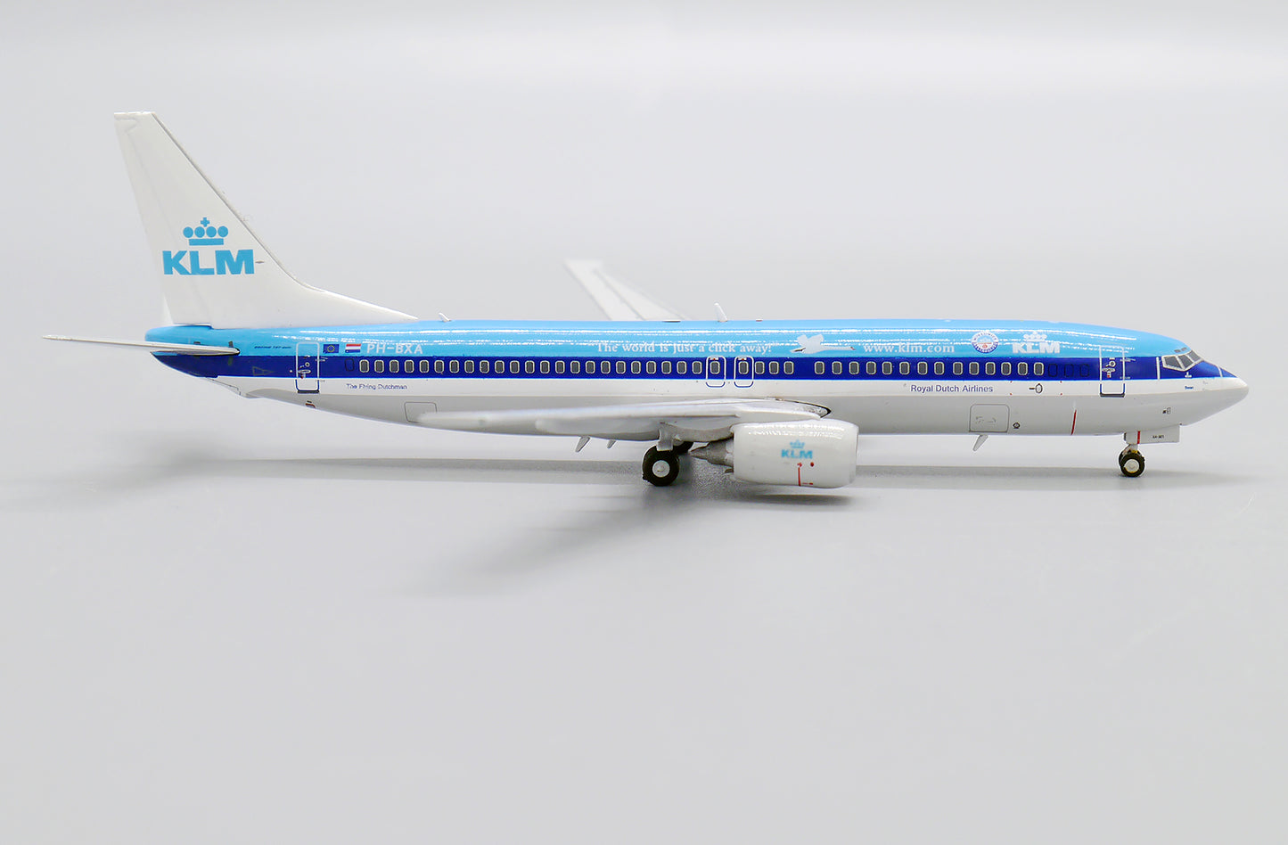 JC WINGS B737-800 KLM THE WORLD IS JUST A CLICK AWAY REG: PH-BXA
