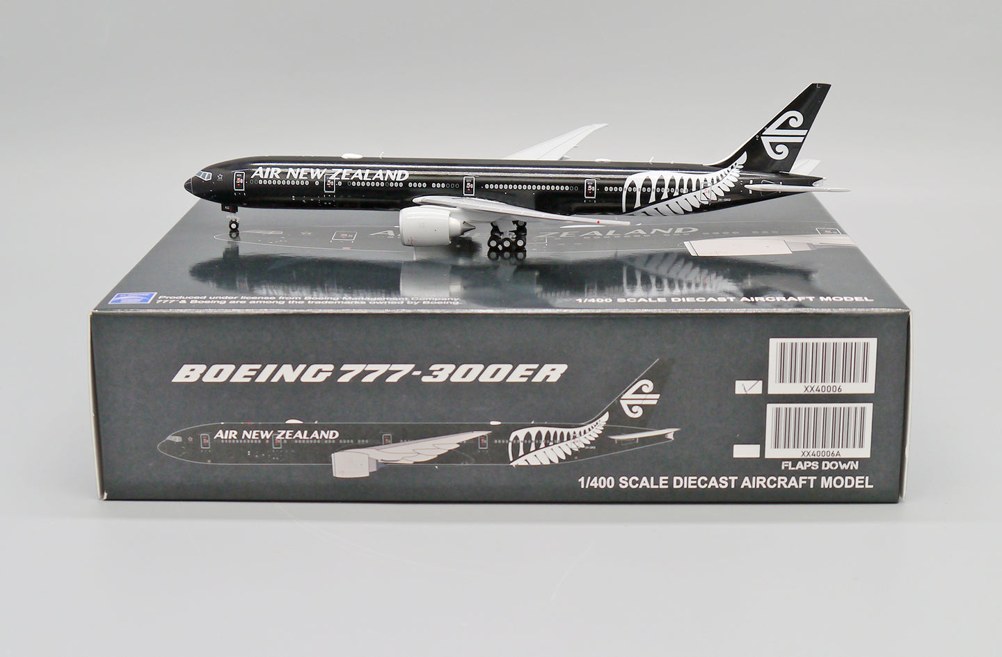 JC WINGS B777-300ER AIR NEW ZEALAND "ALL BLACKS" REG: ZK-OKQ
