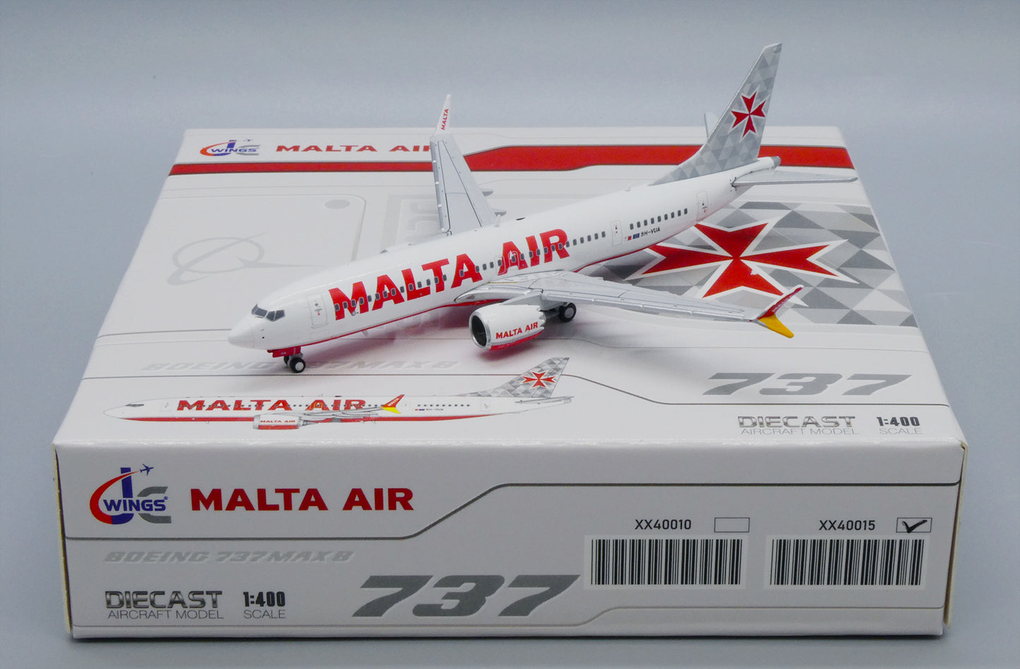 JC WINGS B737 MAX 8 MALTA AIR REG: 9H-VUA