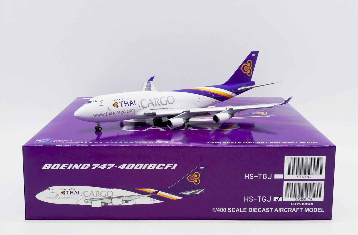 JC WINGS B747-400(BCF) THAI CARGO REG: HS-TGJ