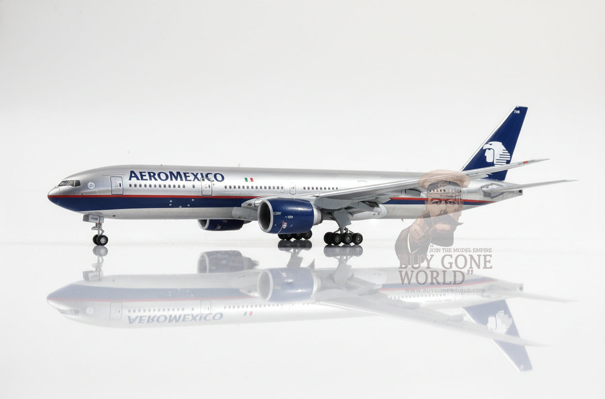 JC WINGS B777-200ER AEROMEXICO (POLISHED) (FLAPS DOWN) REG: N746AM