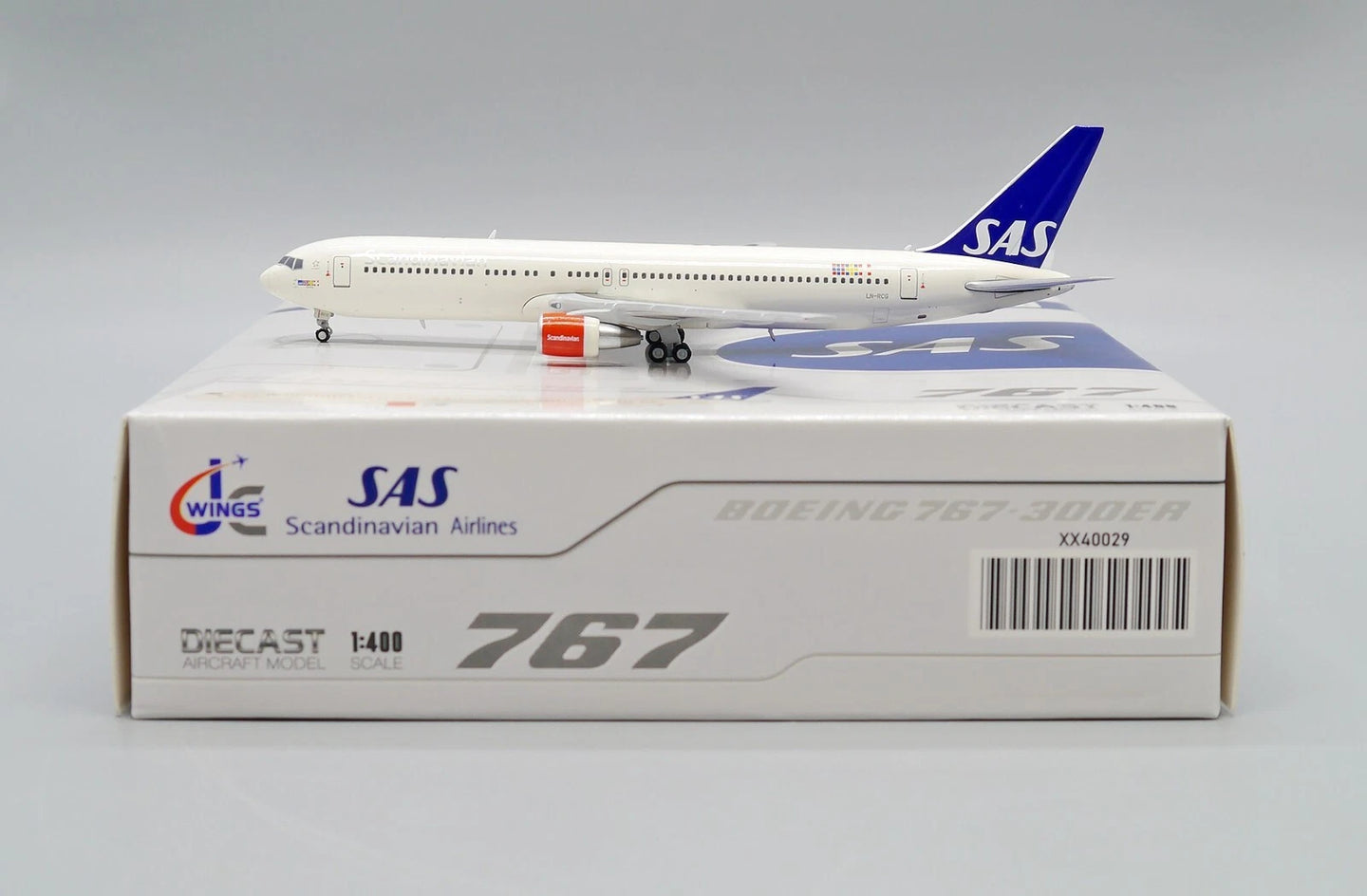 JCWINGS B767-300(ER) SCANDINAVIAN AIRLINES REG: LN-RCG