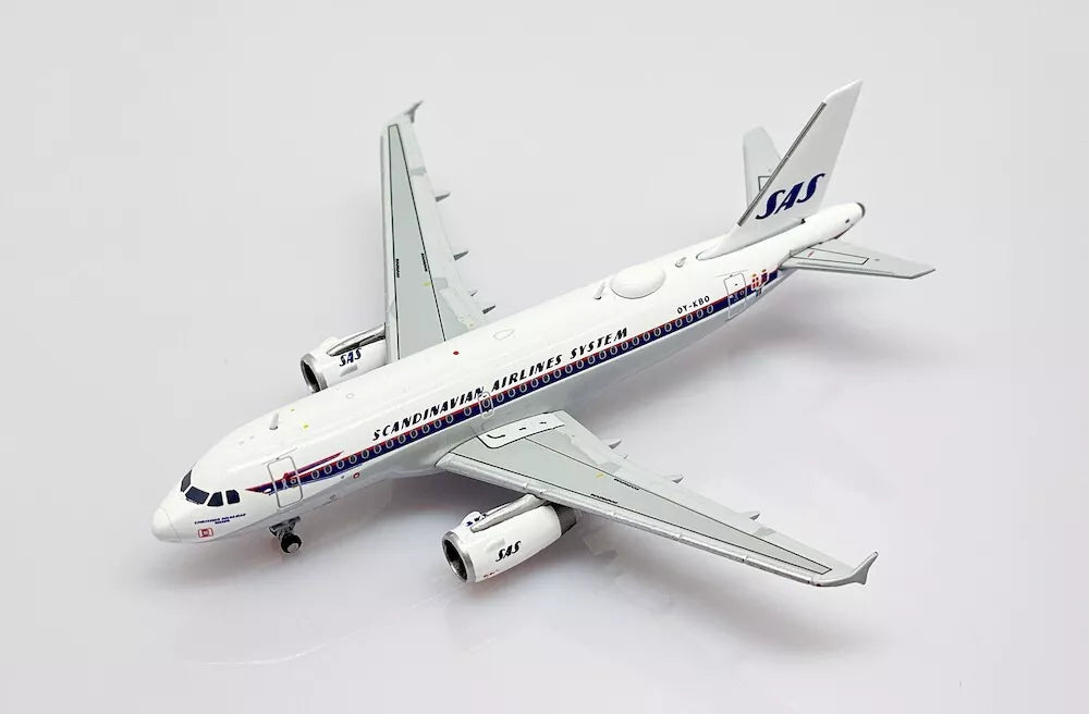 JC WINGS A319-100 SCANDINAVIAN AIRLINES (SAS) "RETRO LIVERY" REG: OY-KBO