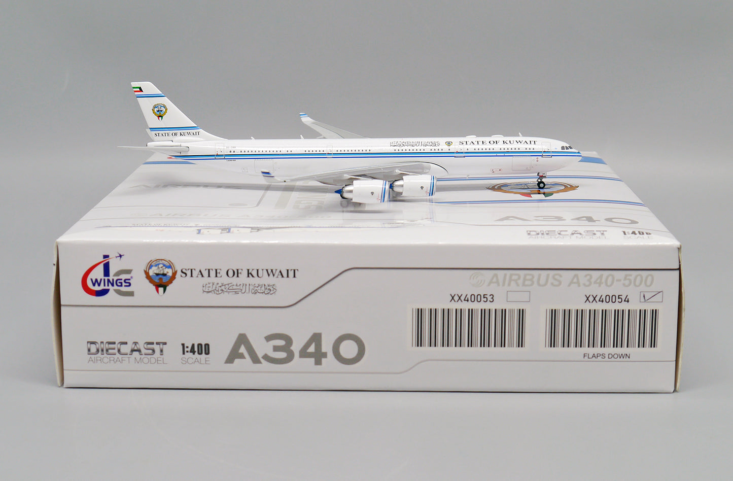 JC WINGS A340-500 STATE OF KUWAIT REG: 9K-GBB
