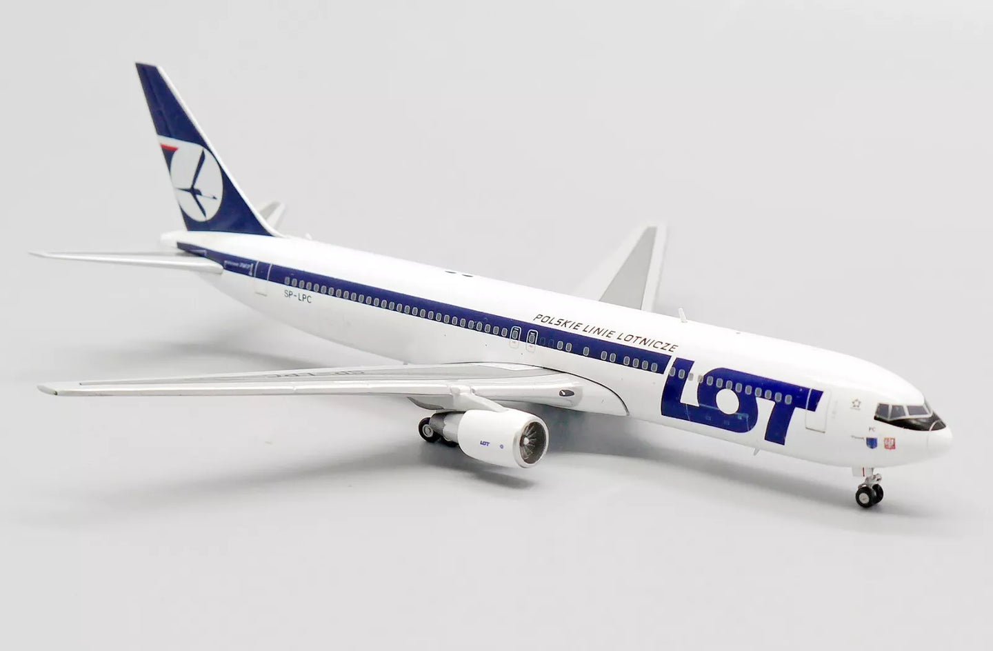 JC WINGS B767-300ER LOT POLISH AIRLINES "BELLY LANDING" REG: SP-LPC