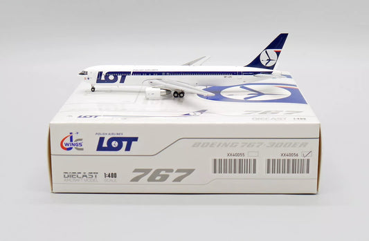 JC WINGS B767-300ER LOT POLISH AIRLINES "BELLY LANDING" REG: SP-LPC
