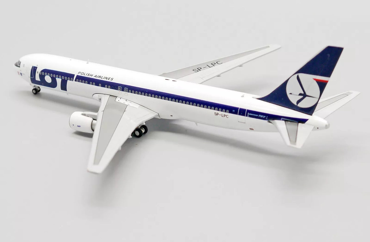 JC WINGS B767-300ER LOT POLISH AIRLINES "BELLY LANDING" REG: SP-LPC