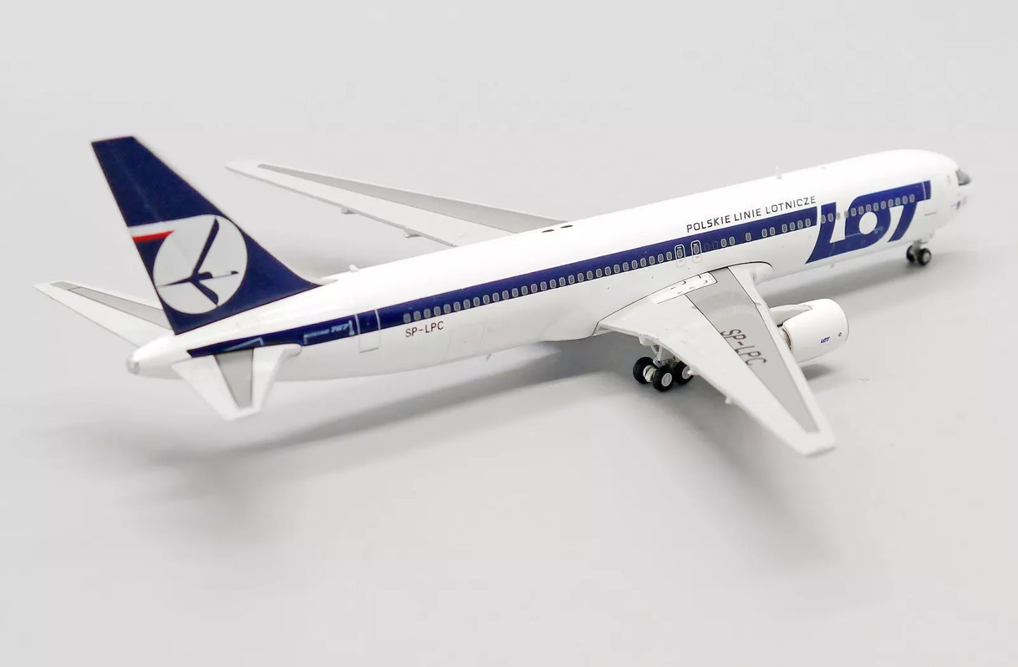 JC WINGS B767-300ER LOT POLISH AIRLINES "BELLY LANDING" REG: SP-LPC