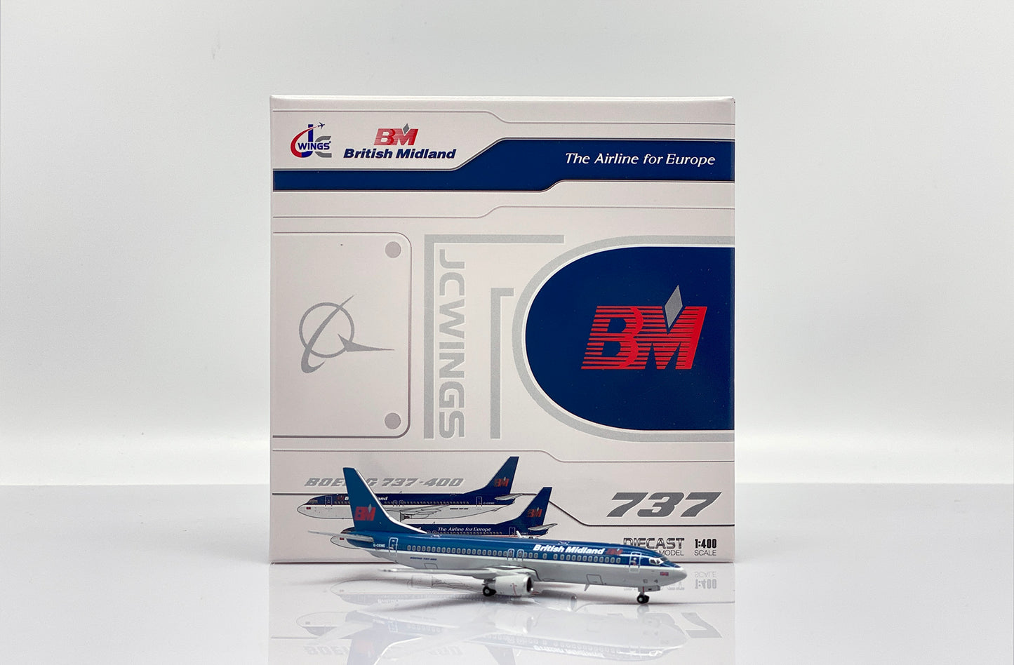JC WINGS B737-400 BRITISH MIDLAND AIRWAYS REG: G-OBME