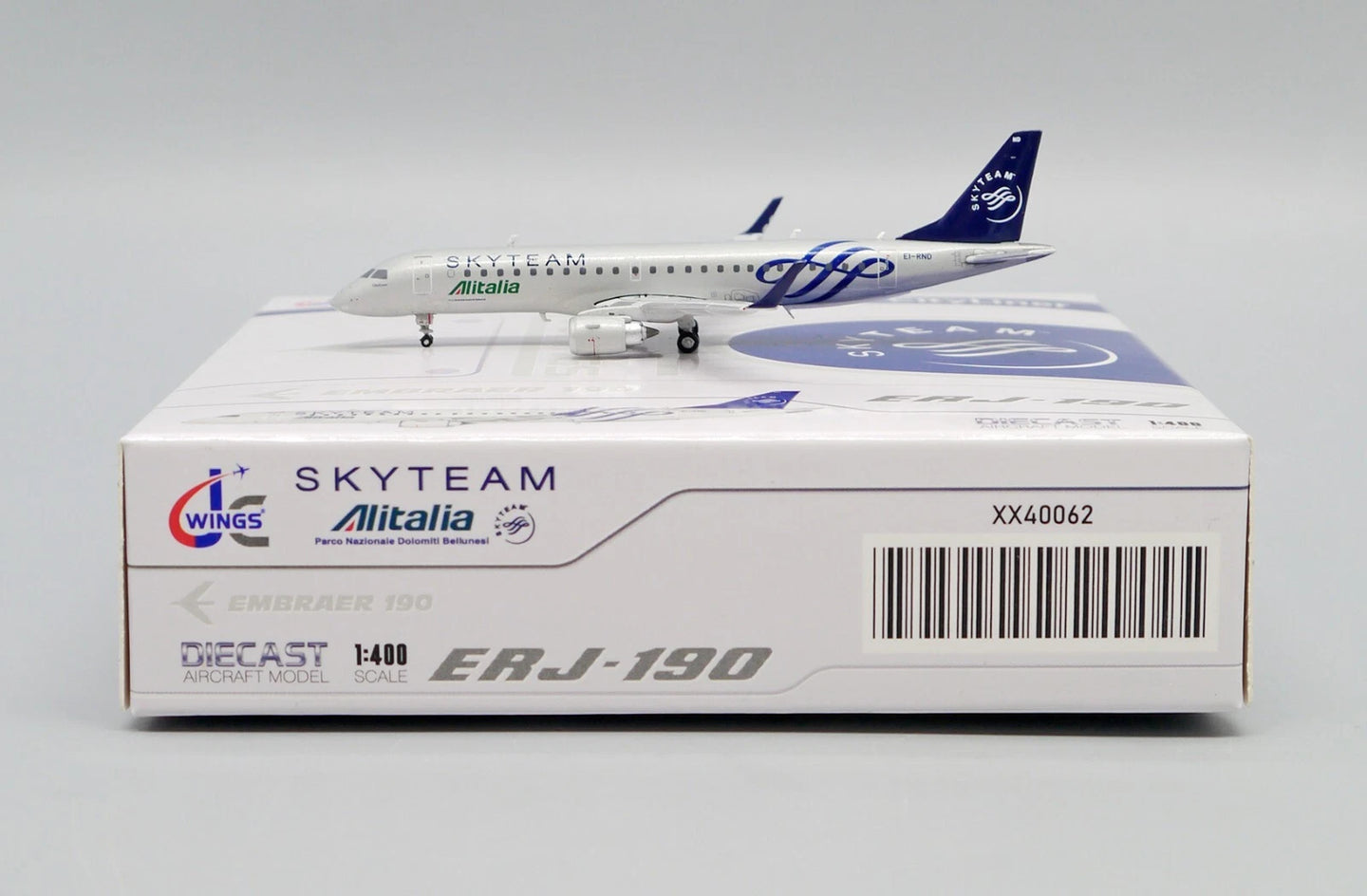 JC WINGS ERJ-190STD ALITALIA CITYLINER "SKYTEAM" REG: EI-RND